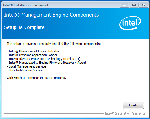Intel R Management Engine Interface   -  4