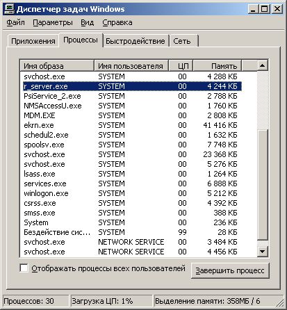 r serverexe - Что такое r_server.exe