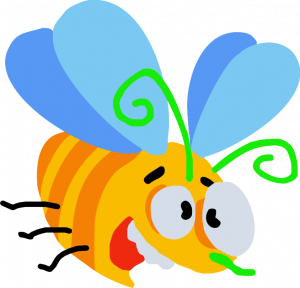 bee 300x288 - Бешенная пчела в векторе