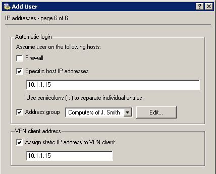 userdef - Настройка Kerio VPN Server для подключения отдельных VPN клиентов