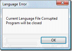 00062xpw - QIP — Current Language File Corrupted, Program will be closed