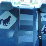 cat car jeans 6 150x150 - Чехлы для автомобиля из старых джинсов